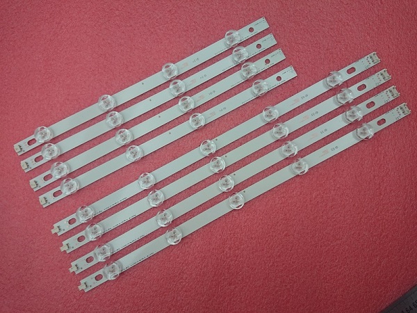 8 PCS LED strip for 39LN5300 39LN5400 HC390DUN 39LN 39LA LG innotek POLA2.0 39